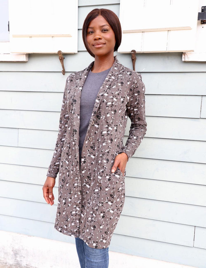 Terrazo Organic Coat - Passion Lilie