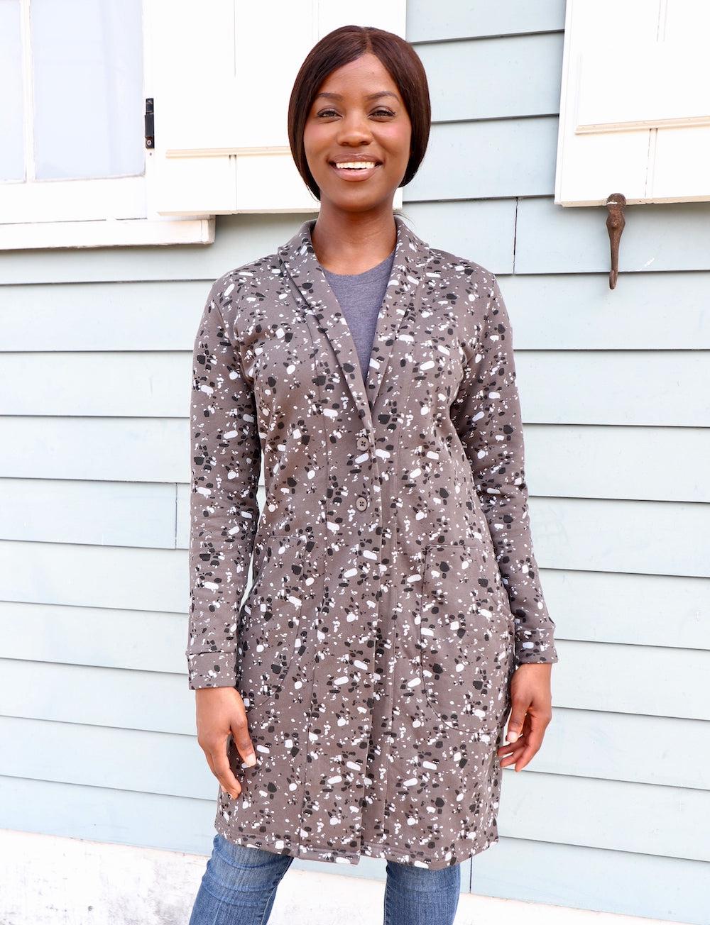 Terrazo Organic Coat - Passion Lilie
