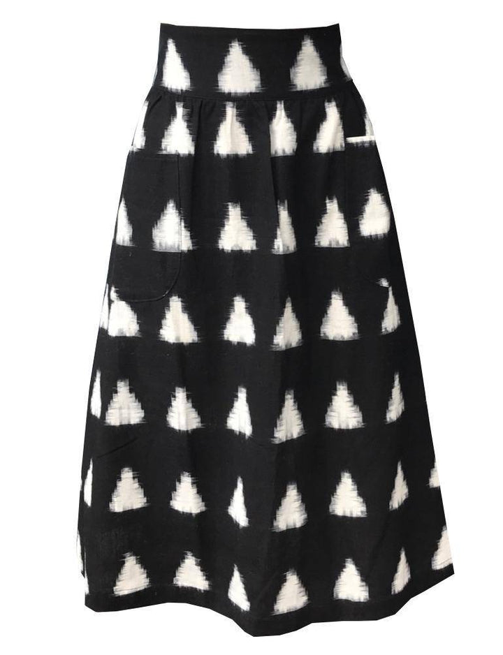 Triangles Midi Skirt - Passion Lilie