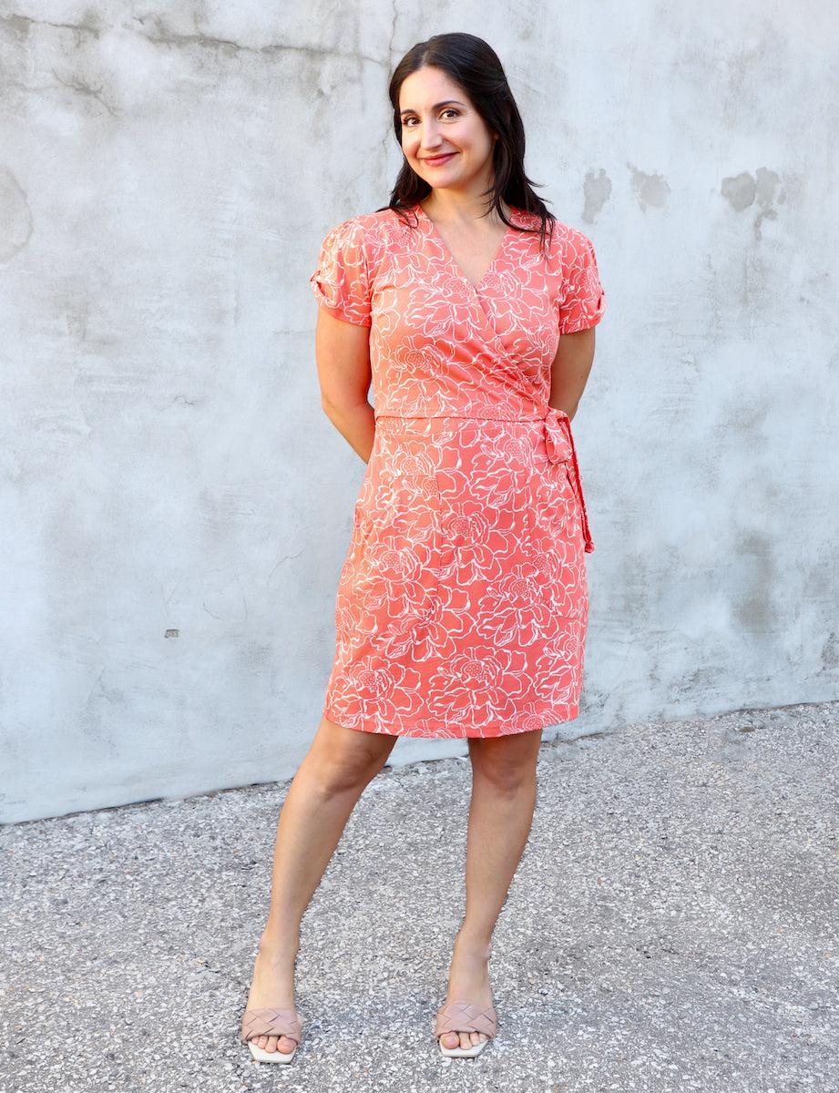 Persimmon Organic Dress | Organic Cotton I Passion Lilie XL Persimmon Organic Dress | Organic Cotton I Passion Lilie XL