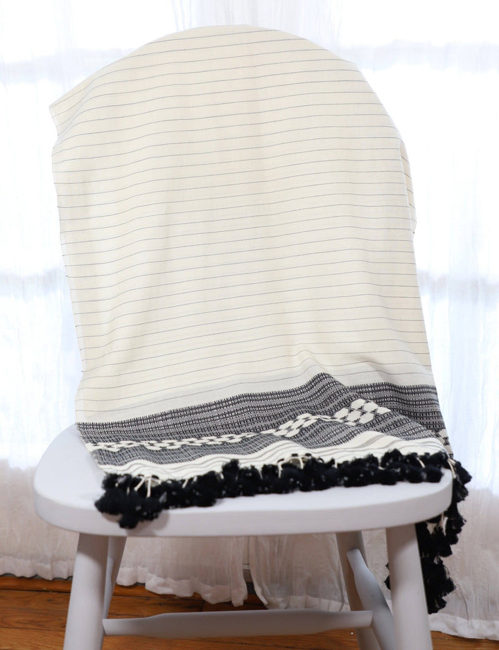 White Kutch Scarf - Passion Lilie