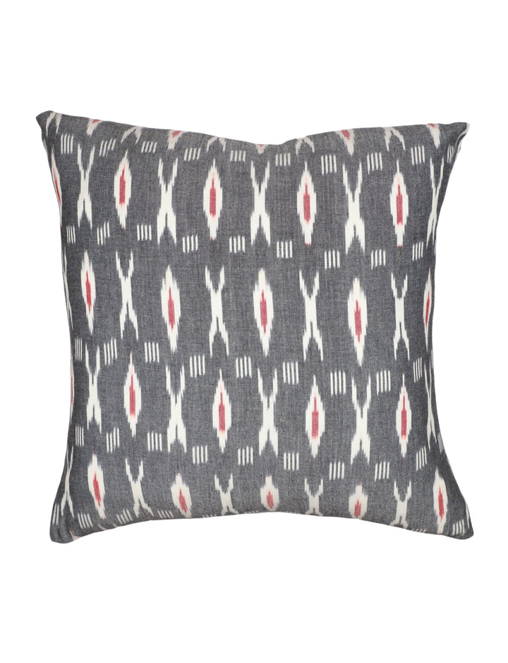 XO Grey &amp; Red Throw Pillow Cover - Passion Lilie